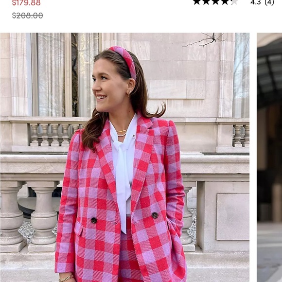 Ann Taylor Plaid Blazer - Picture 12 of 16